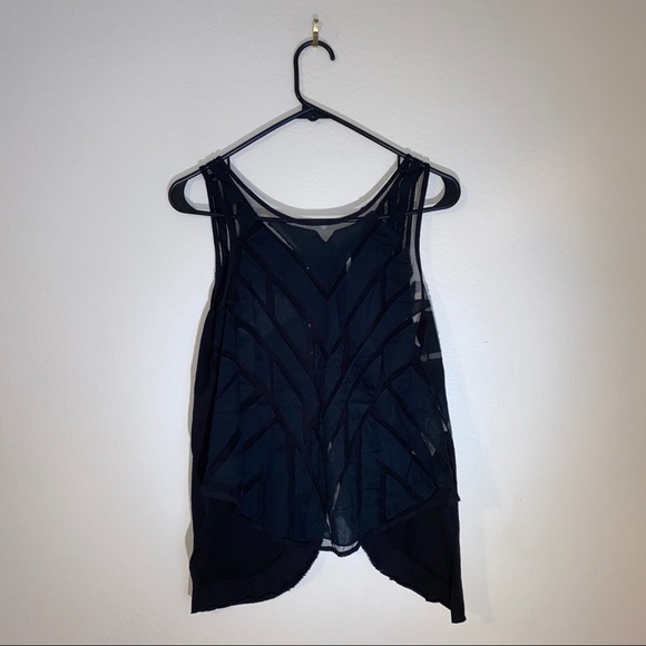 FREE PEOPLE black Ginger cutout tank - Picture 5 of 14